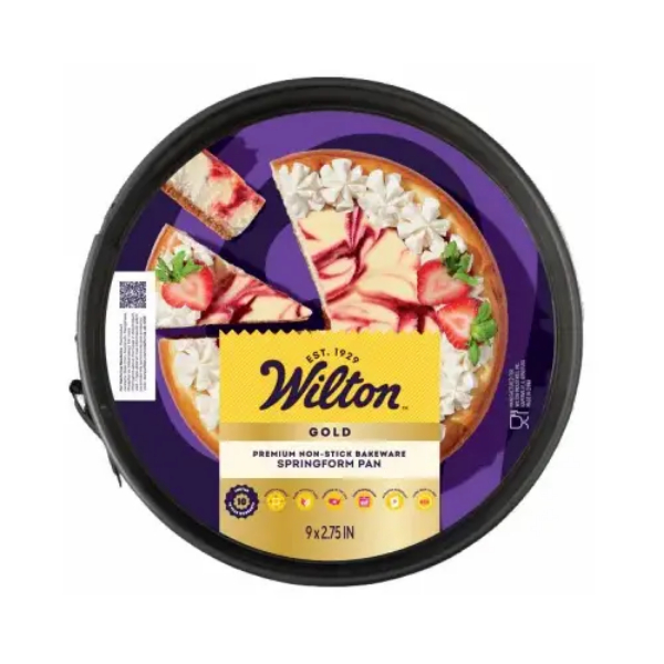 Picture of Wilton Industries 147747 9 in. Gold Non-Stick Bakeware Springform Pan