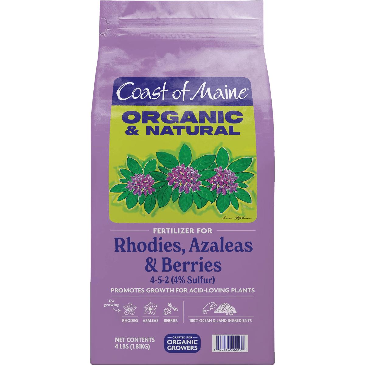 149341 Organic & Natural Fertilizer for Azalea & Holly Plants - 4 lbs