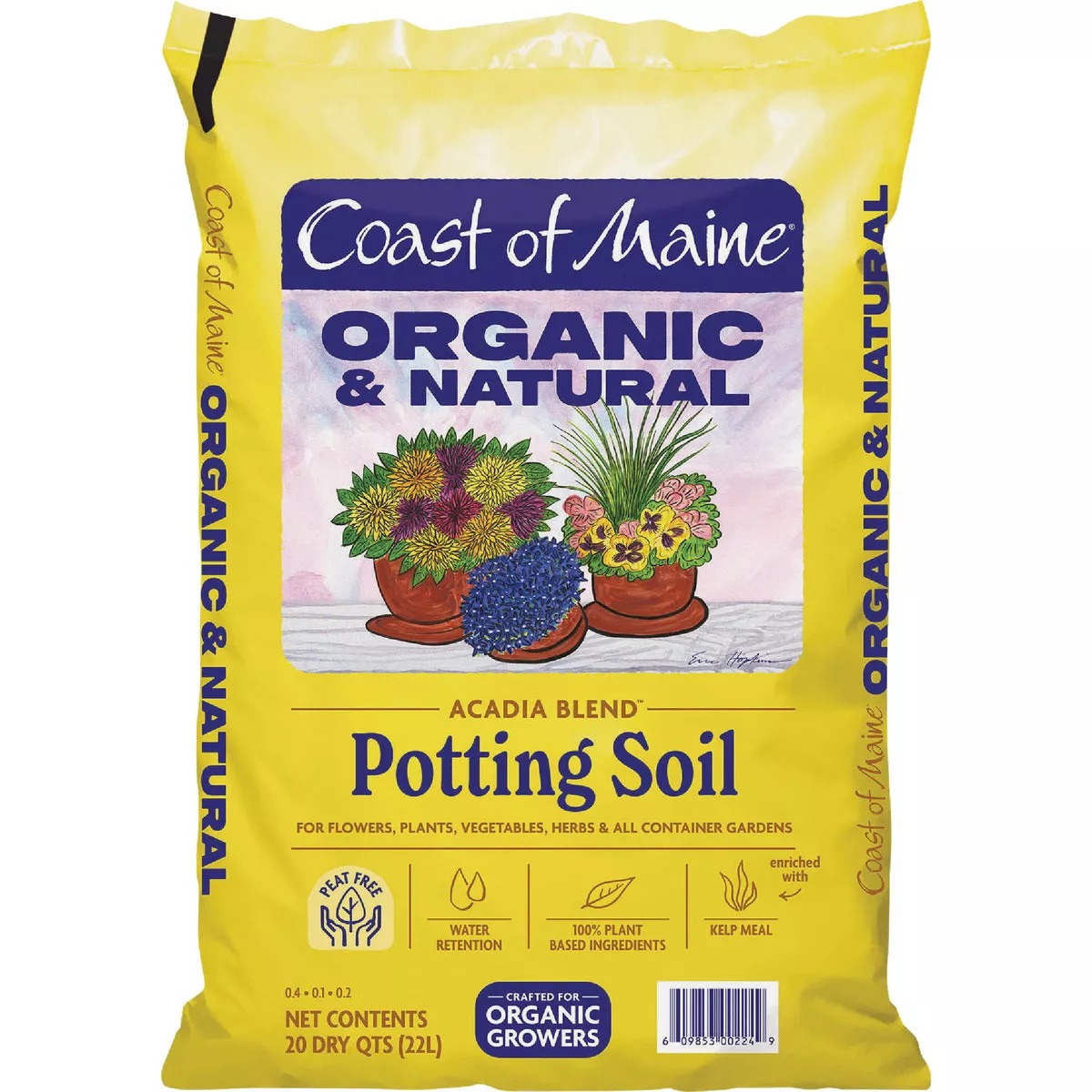 149197 20 qt. Acadia Blend Organic & Natural Potting Soil