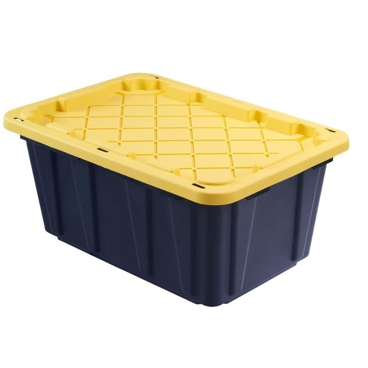 149628 17 gal Tough Tote, Black & Yellow