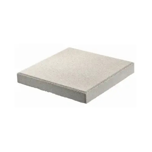 Concrete Step Stone - White - 11.75 x 11.75 in. - Durable Landscaping Solution