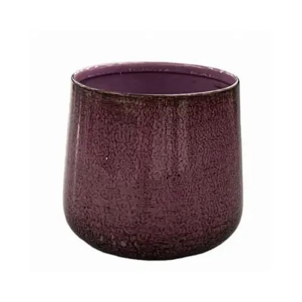 125631 3 in. Mini Bella Planter, Purple - Pack of 6