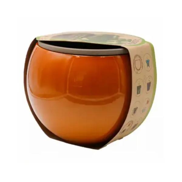 149493 6.75 in. Self-Watering Aquatic Planter, Forest Honey