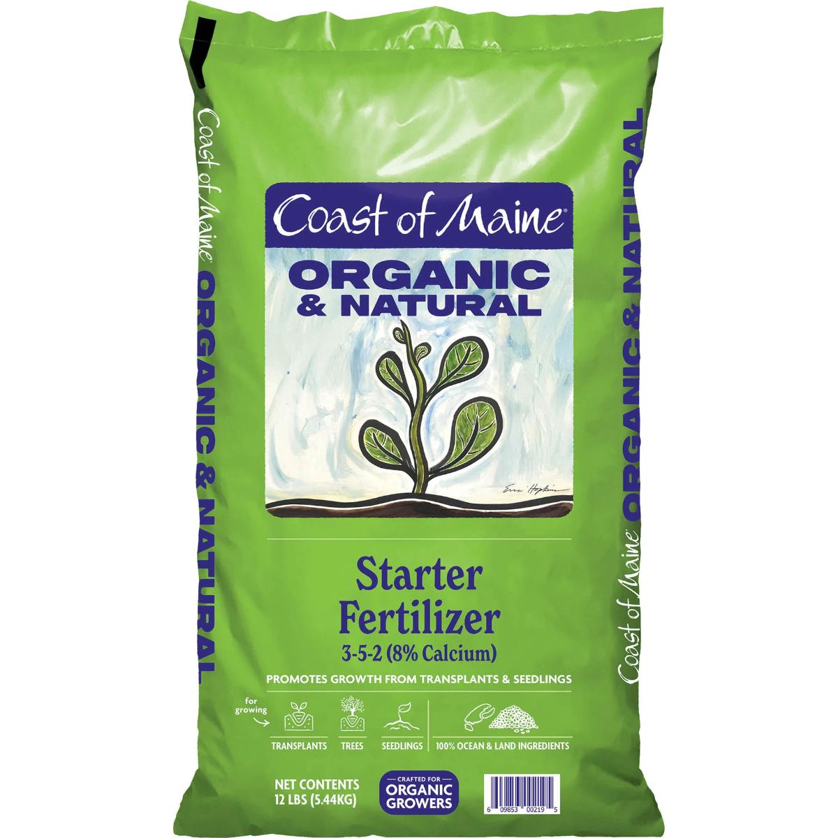 149346 Organic & Natural Starter Fertilizer for Plants & Seedlings - 12 lbs