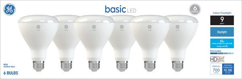 152220 8W LED HD Daylight Light Bulb with BR30 Medium Base
