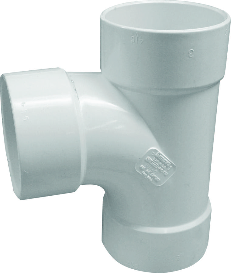 213196 6 in. Sewer & Drain Sanitary Pipe Tee