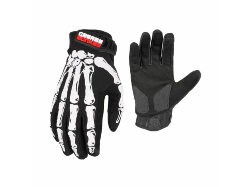 137087 Men Synthetic Leather Palm Bones Xtreme Gloves - Extra Large