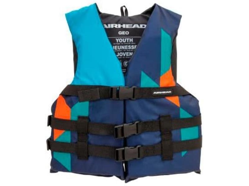 140226 Youth Swim Vest, Blue & Black