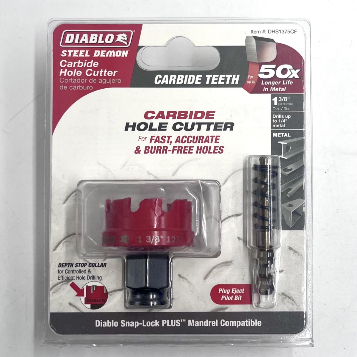 148728 1.375 in. Carbide Tipped Hole Cutter