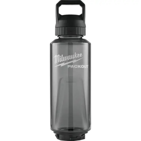 Picture of Milwaukee Electric Tool 152396 48 oz Packout Plastic Bottle with Chug Lid, Black