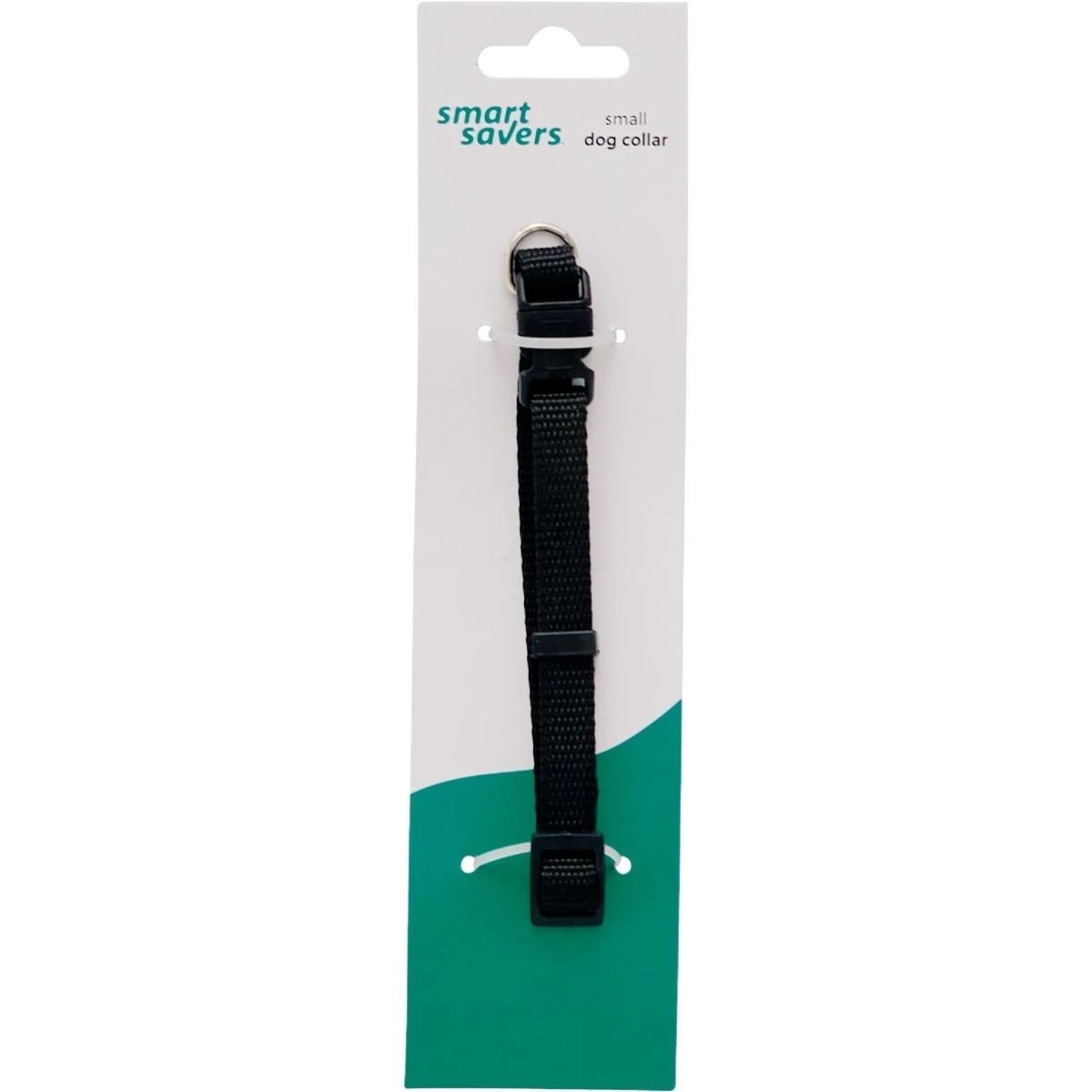 153946 8 to 12 in. Adjustable Stainless Steel Black Dog Collar