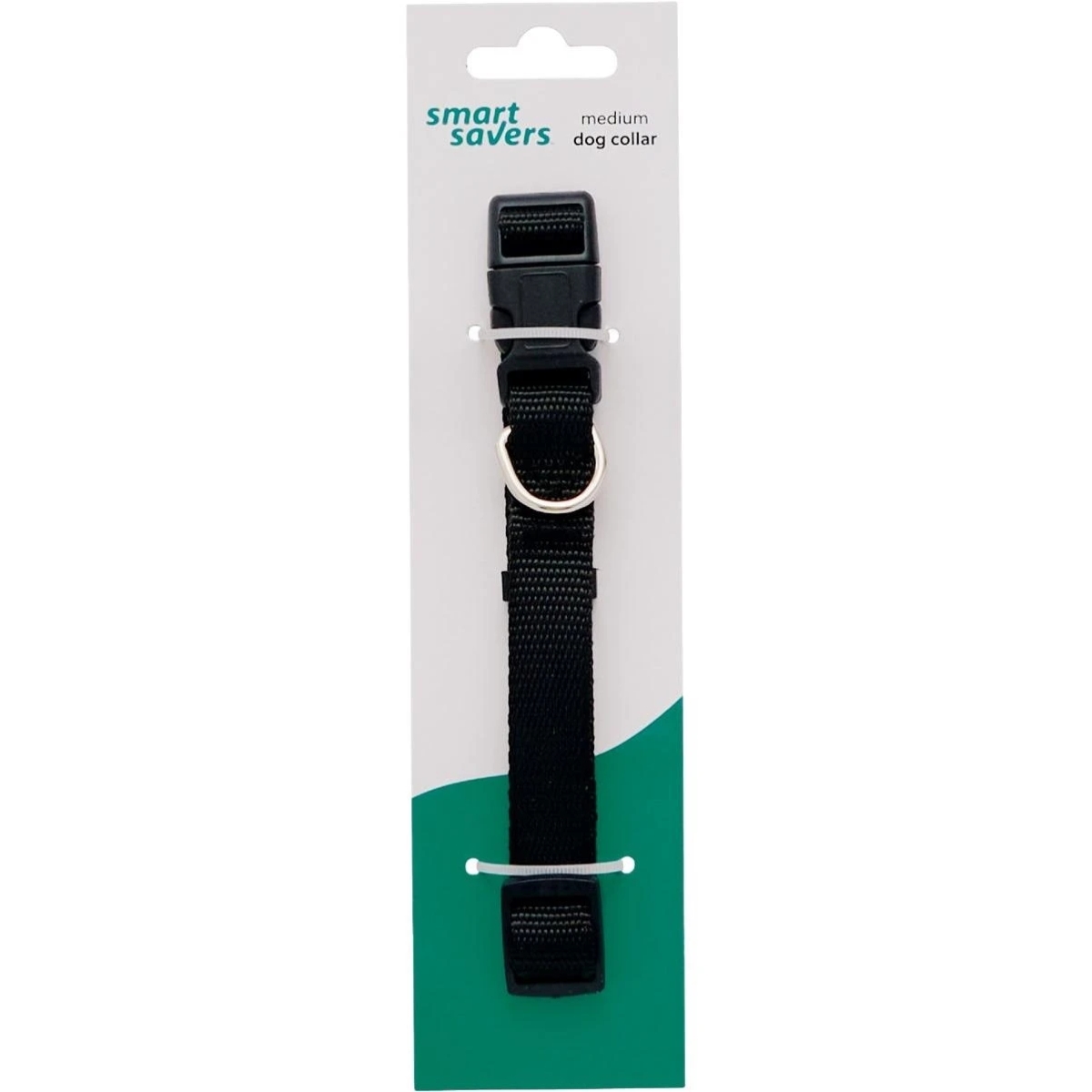 153947 10 to 16 in. Adjustable Stainless Steel Black Dog Collar