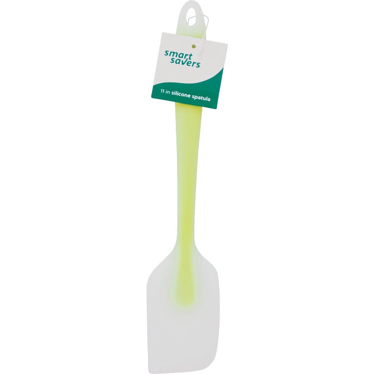 154219 11 in. Smart Savers Silicone Spatula, Green