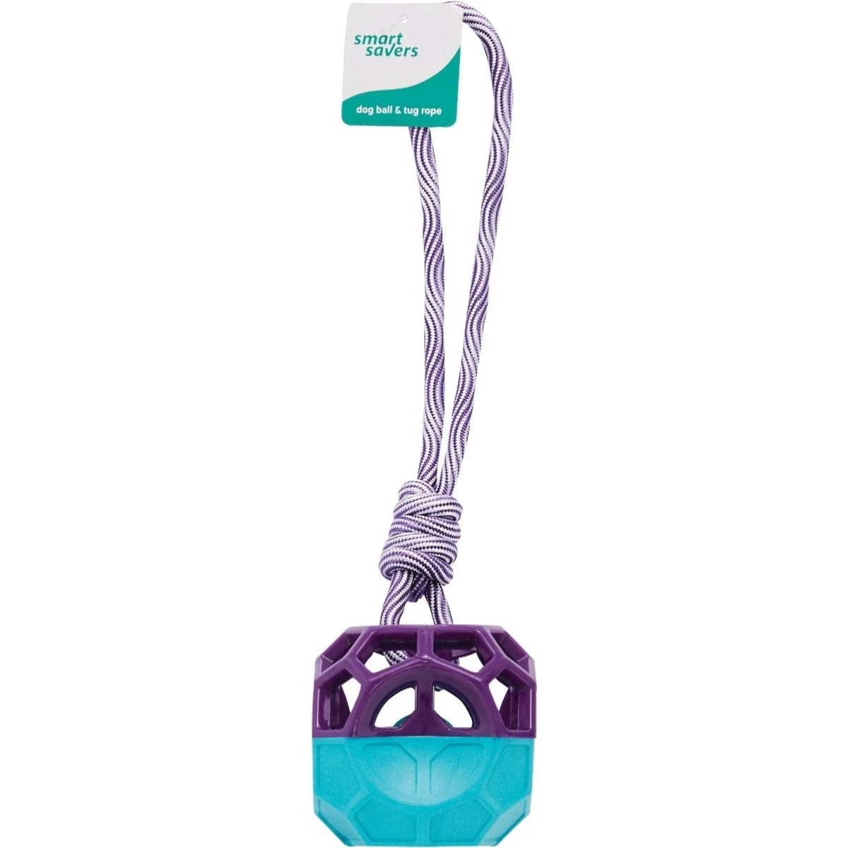 154016 Stainless Steel Dog Ball with Tug Rope
