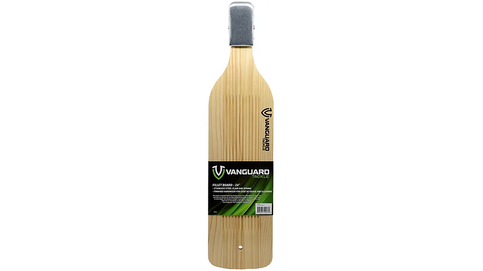Picture of Eption Outdoors 153752 24 in. Hardwood Fillet Board with Tail Clamp & Gut Grooves