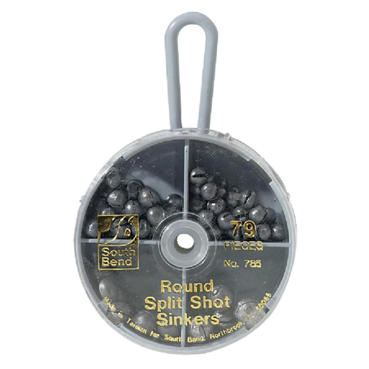 153778 Round Split Shot Weights - No Wings - 78 Piece