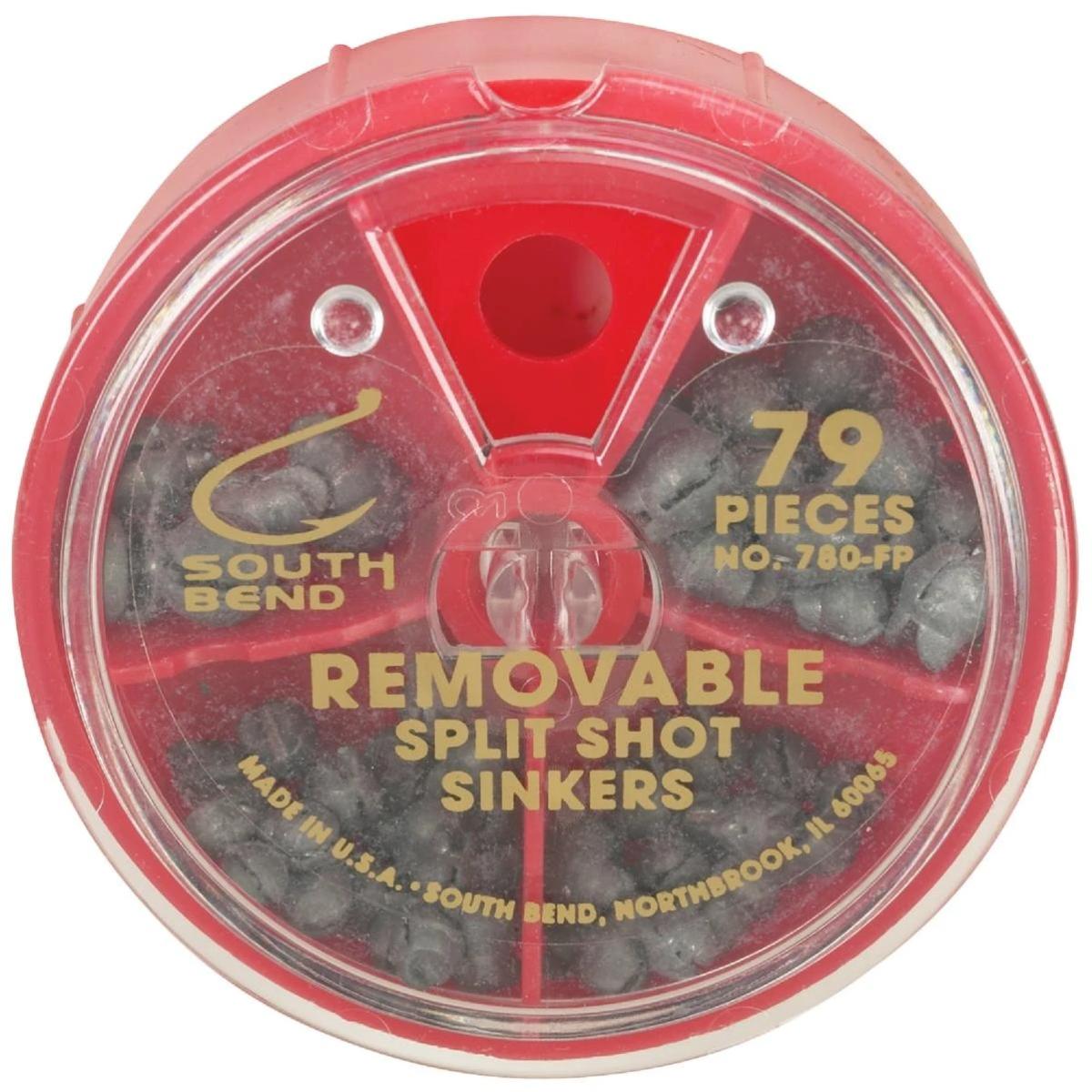153776 Split Sinker Shot with removable Wings & Poly Bag - 78 Piece