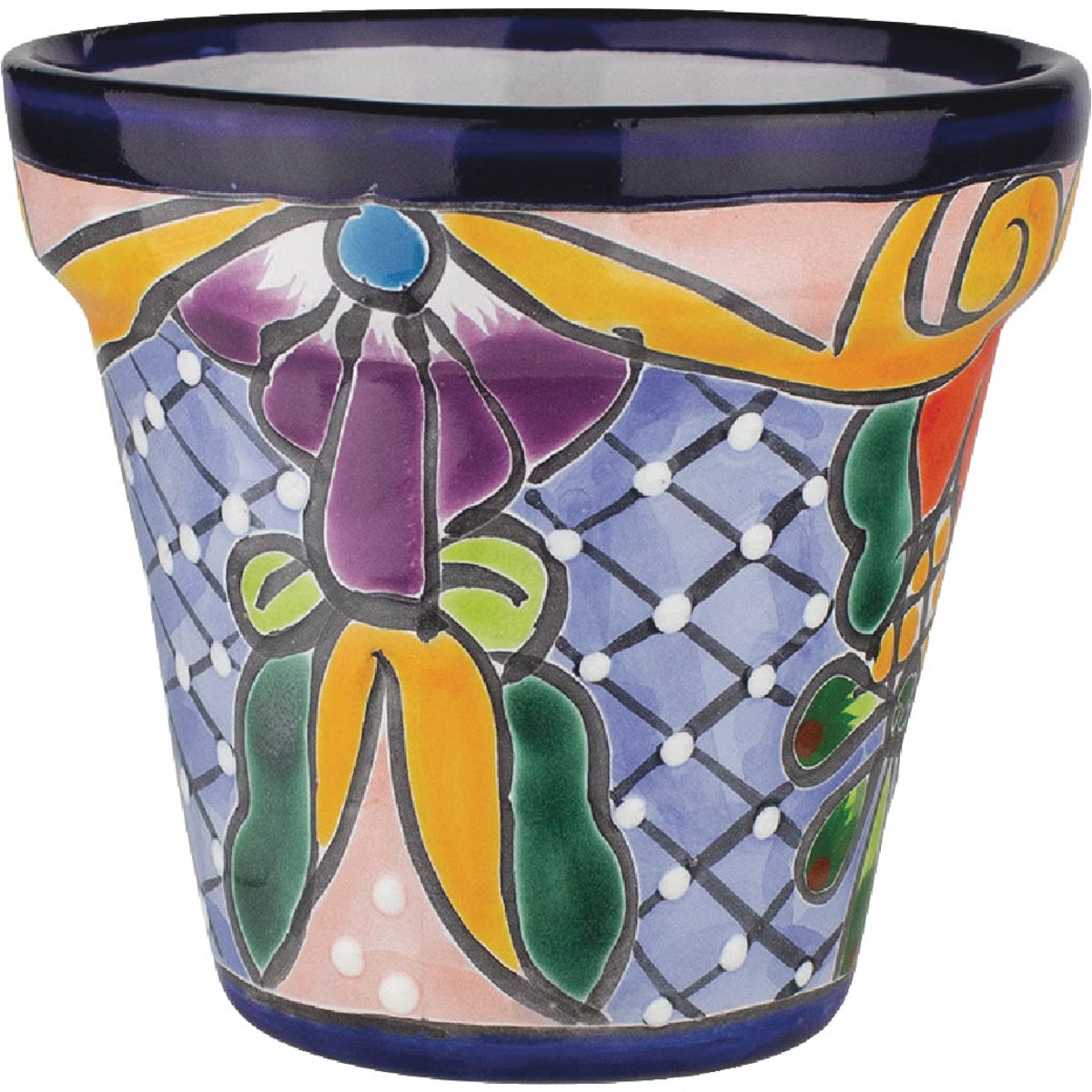 138755 5.5 in. Cono Verona Clay Planter, Pack of 4