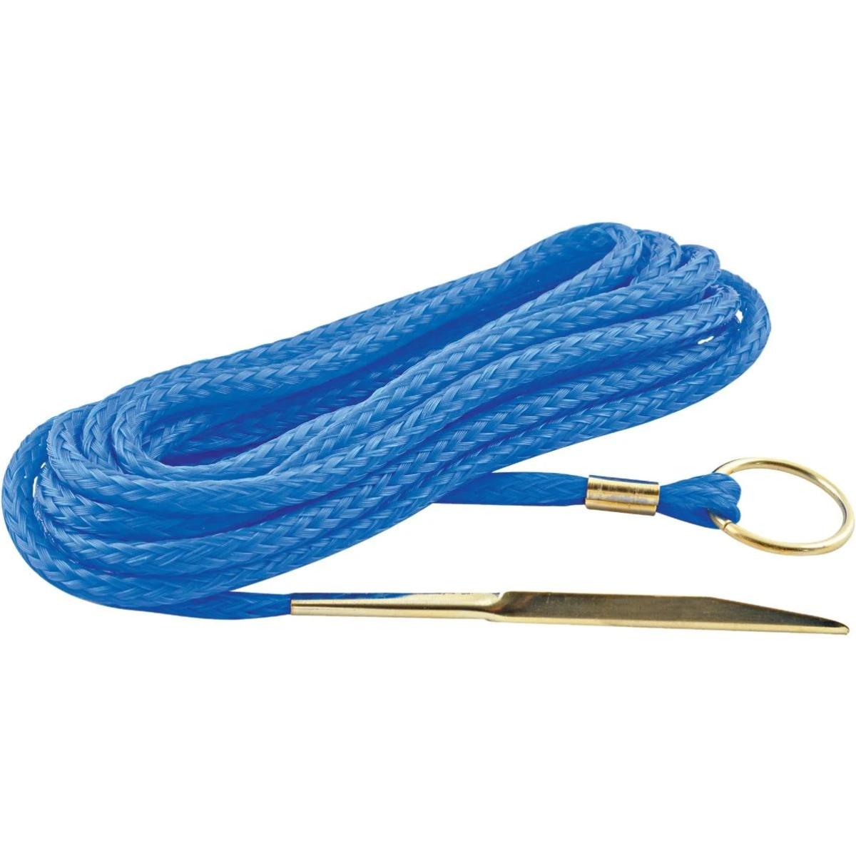 153769 9 ft. Poly Fish Stringer with Thread Needle & Loop for Quick Use