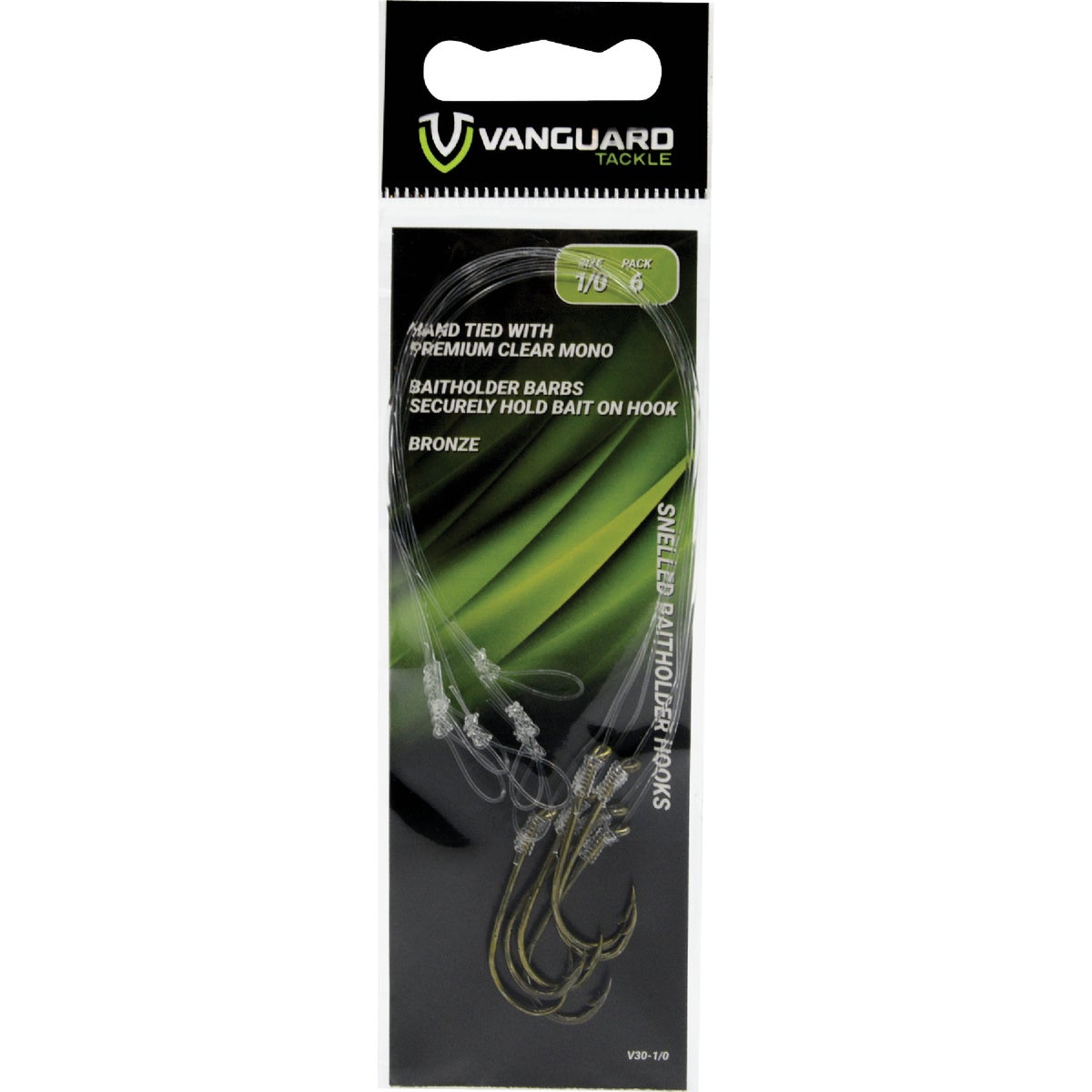 153722 Baitholder Hook, Bronze - Pack of 6