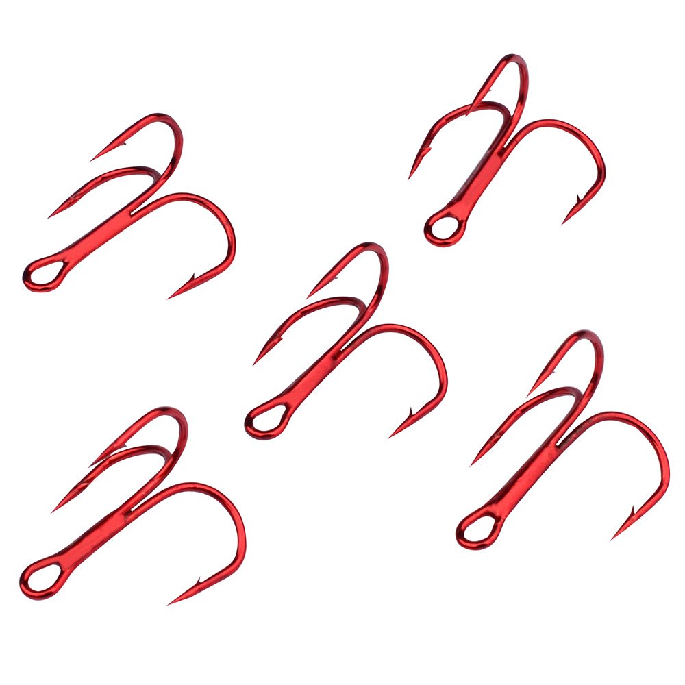 153763 Bronze Treble Hook, Size 2 - Pack of 5