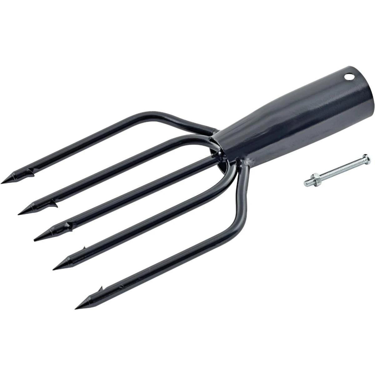 153753 6.5 in. 5 Prong Metal Fish Spear with Barbed Tangs