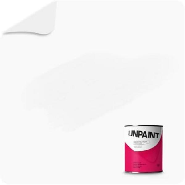 154559 1 qt. Unpaint Removable Water Base Matte Interior Wall Paint Primer, Clear Base