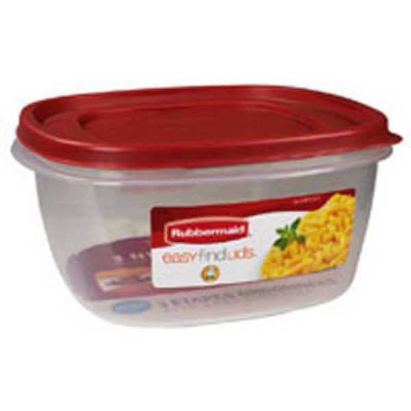 Picture of ell 832384 Food Storage Container with Easy-Find Lid, Racer Red - 14 Cup