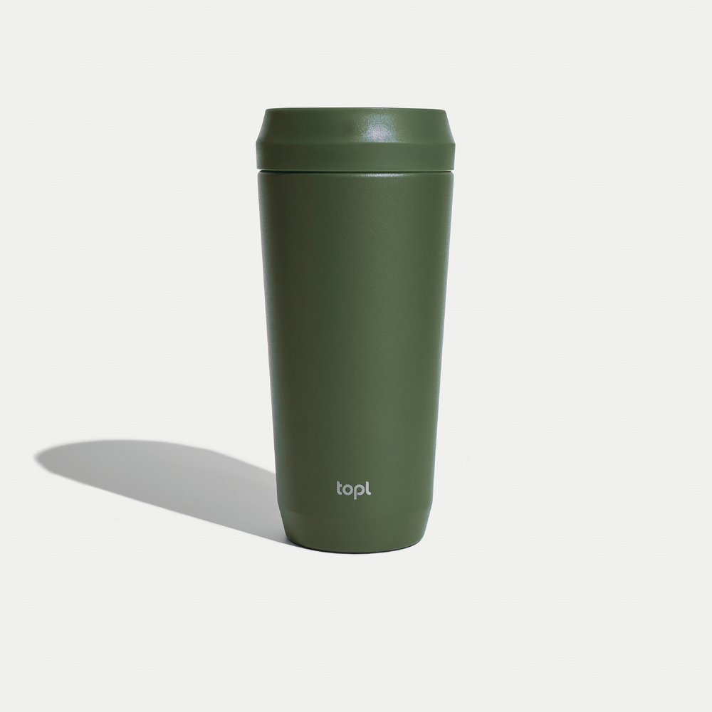 Picture of Topl 155401 20 oz Stainless Steel Tumbler, Olive