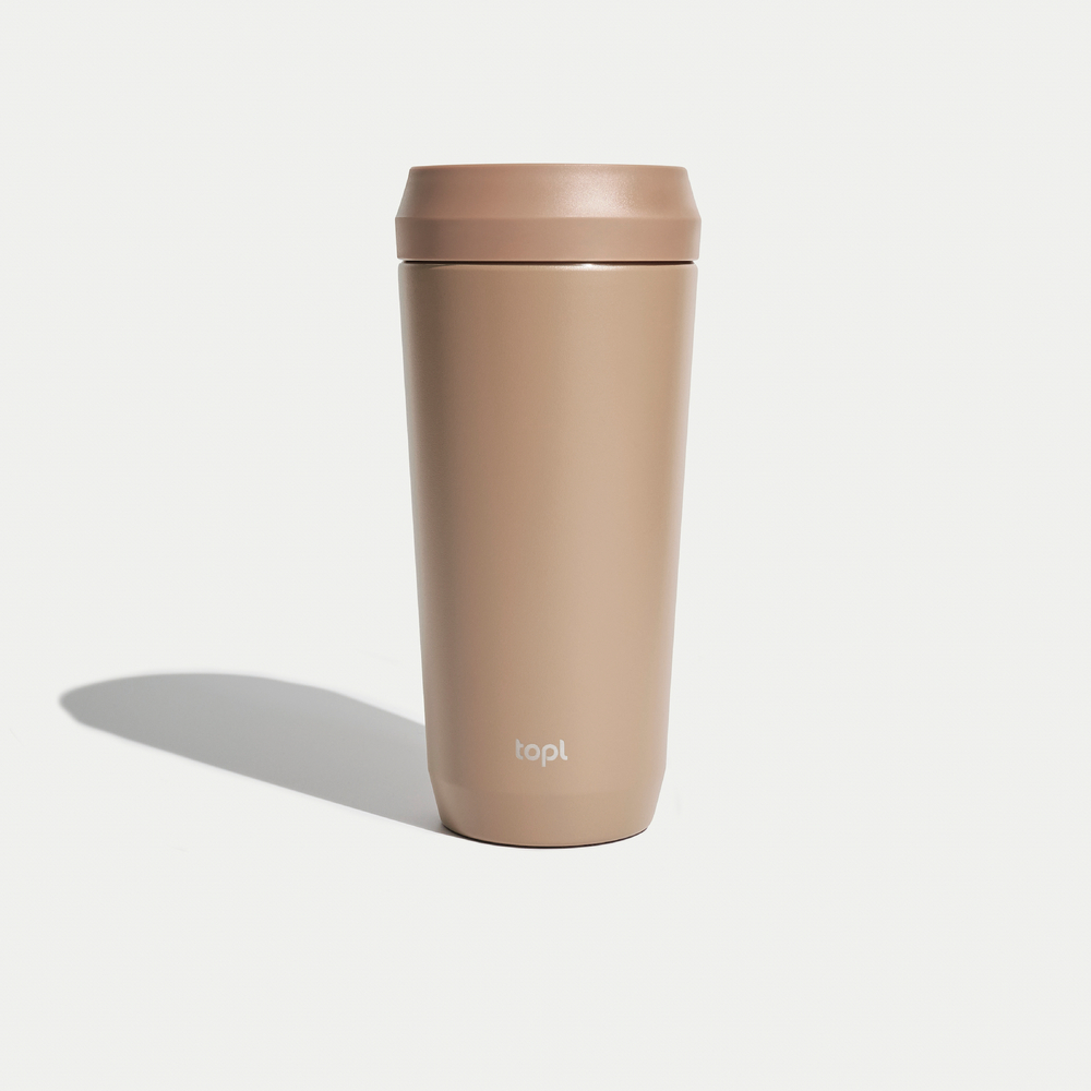 Picture of Topl 155397 20 oz Stainless Steel Tumbler, Almond