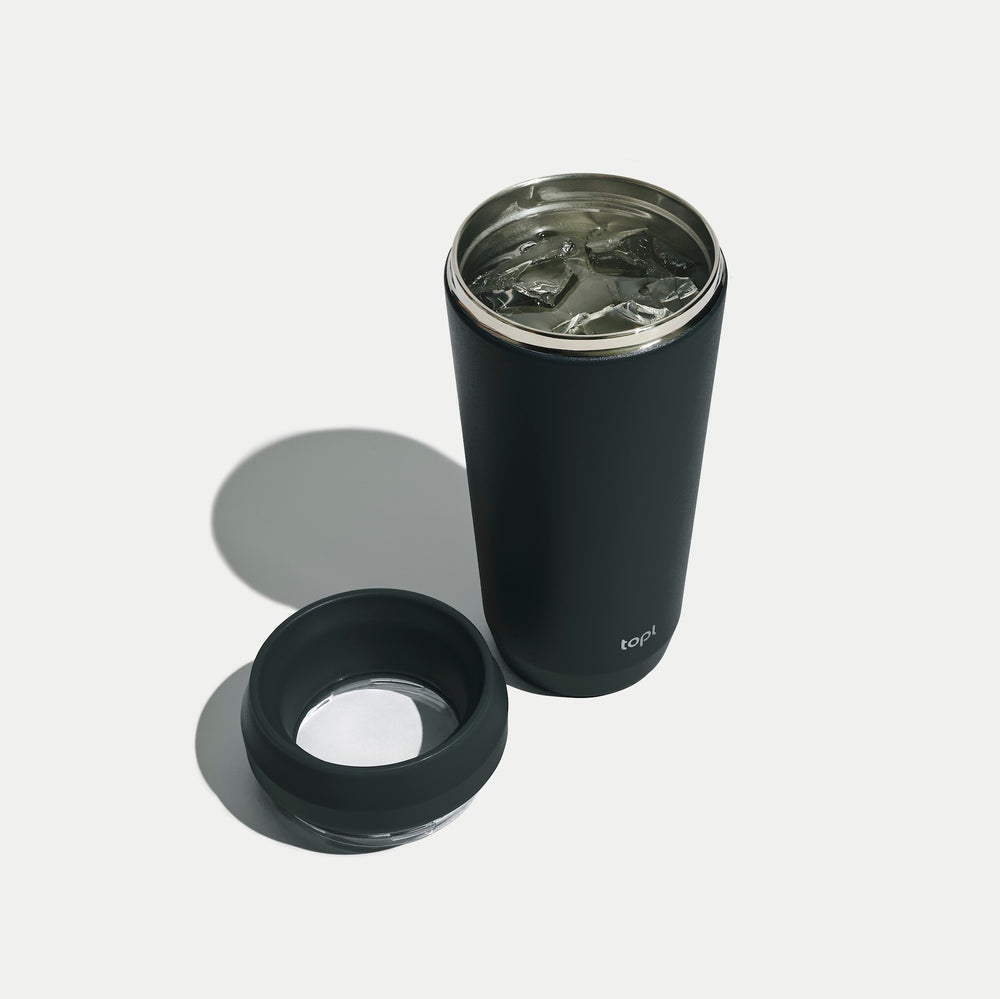 Picture of Topl 155391 16 oz Stainless Steel Tumbler, Charcoal