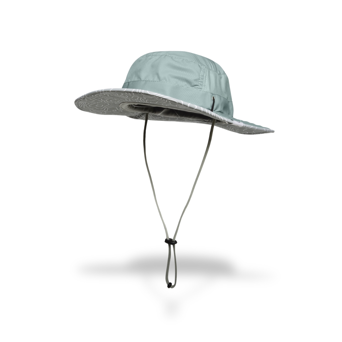 155425 Venture Sun Hat - Topo Map Green