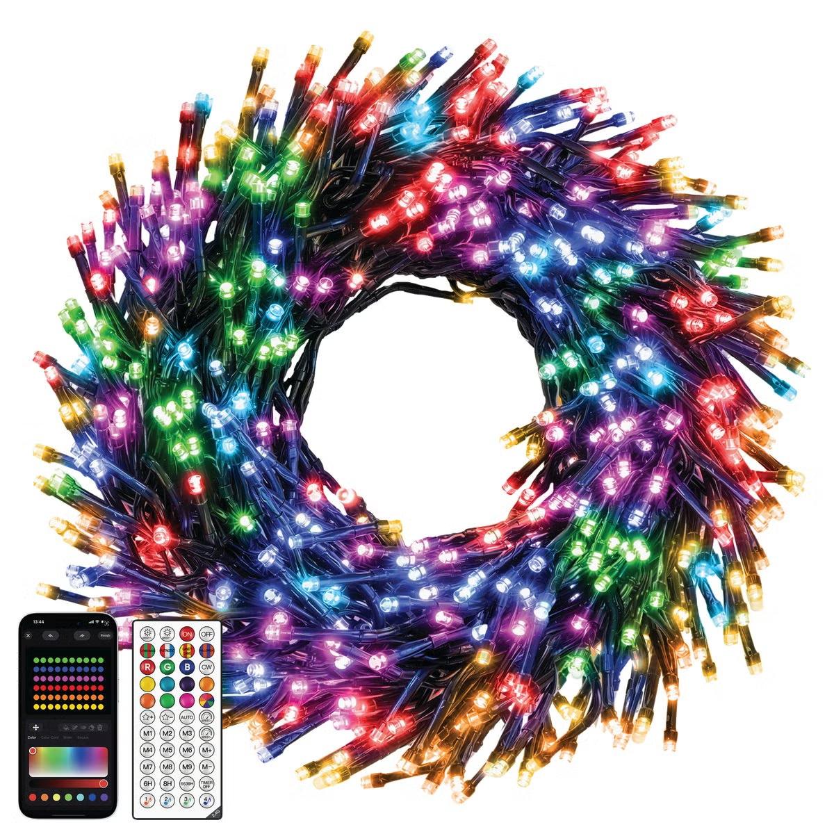 155936 400-Bulb LED Smart Cluster Light Set