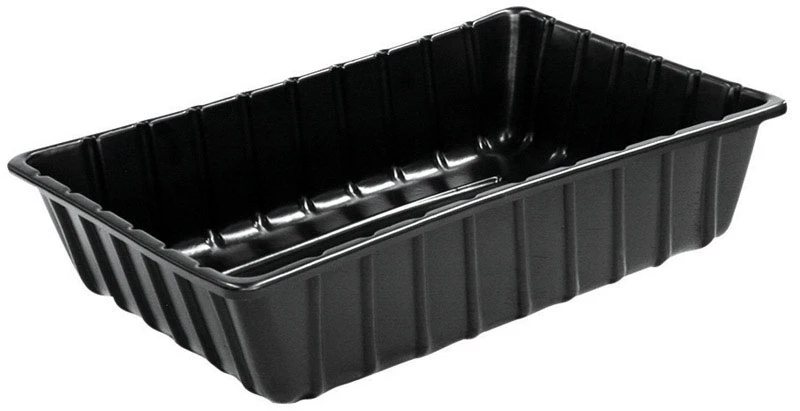 600114 36 x 24 x 8 in. Plastic Utility Tub, Black