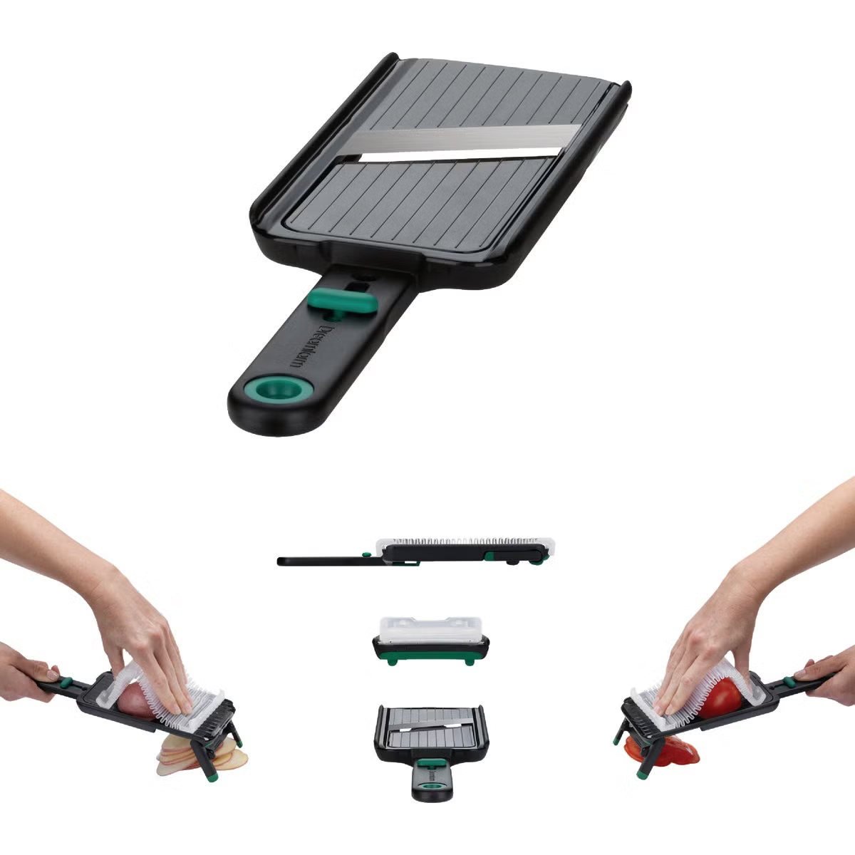 158354 Nocutu Mandoline Food Slicer, Green