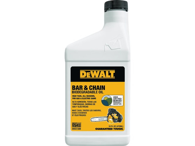 DEWALT Bar & Chain Biodegradable Oil 16oz - DXCC1200