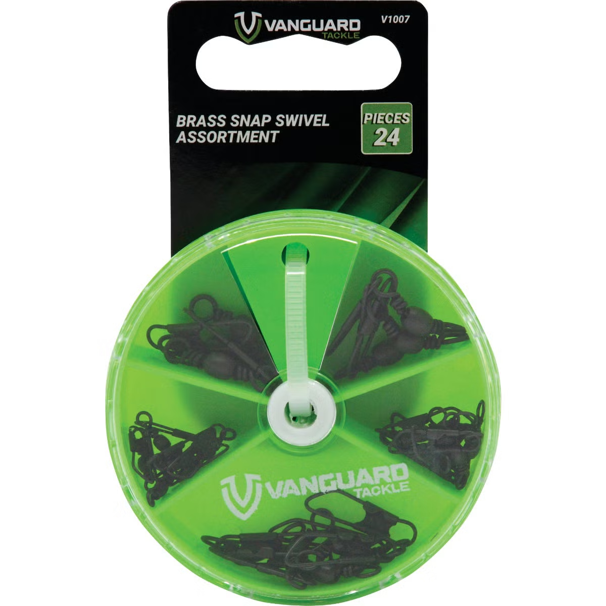 160885 Vanguard Brass Snap Swivel Assortment - 120 Piece
