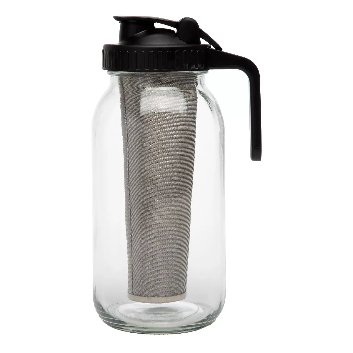 Epoca 160264 64 oz Primula Cold Brew Mason Jar Coffee Maker, Black