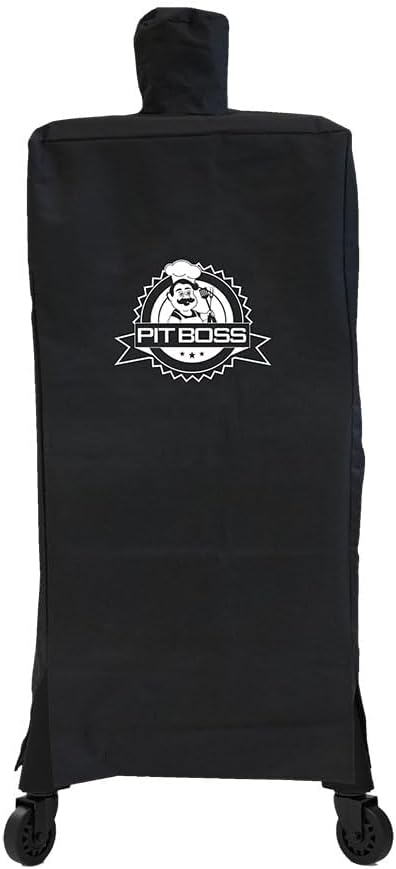 162183 Navigator Vertical Smoker Tailored Grill Cover, Black