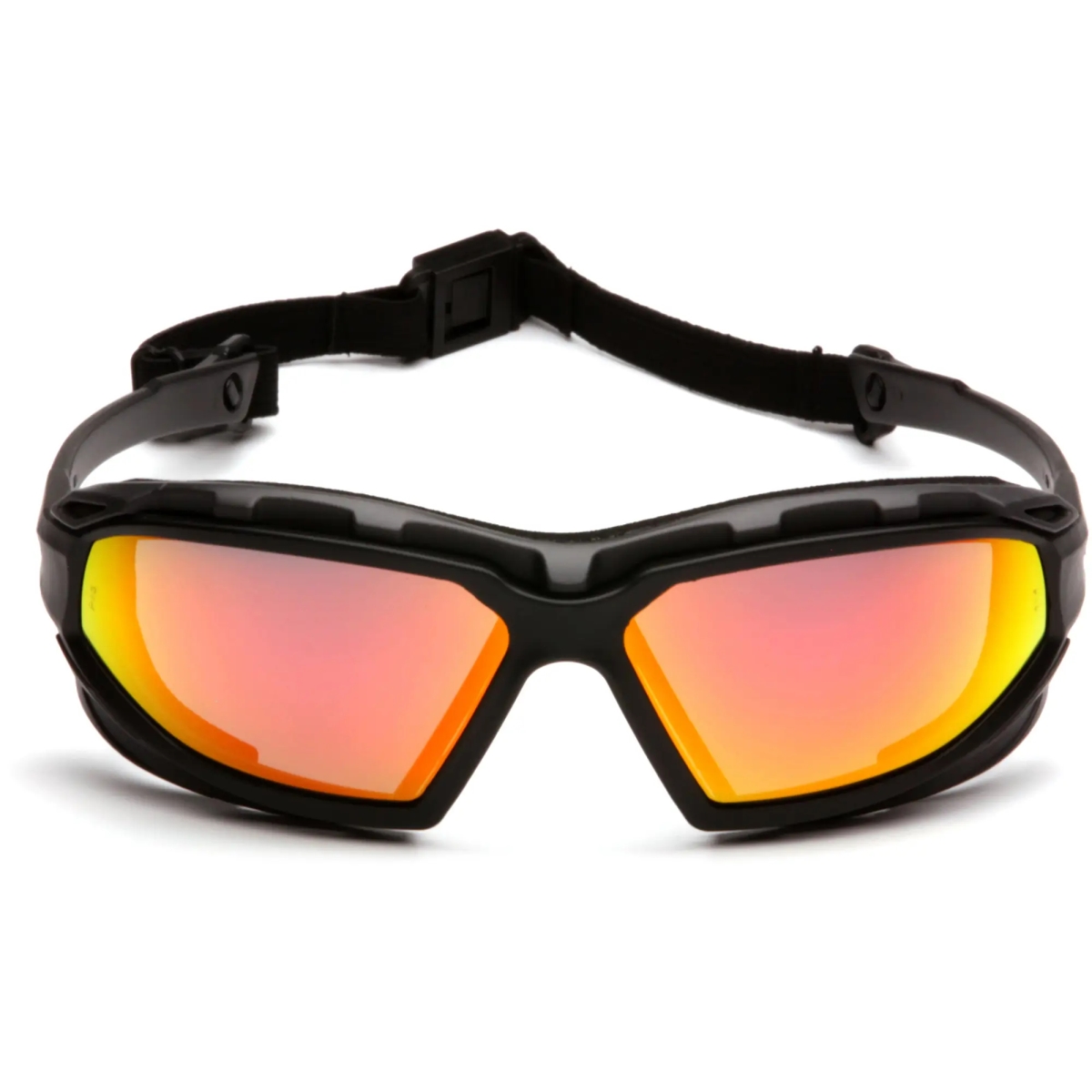 162199 Red Lens with Black & Gray Frame Safety Glasses