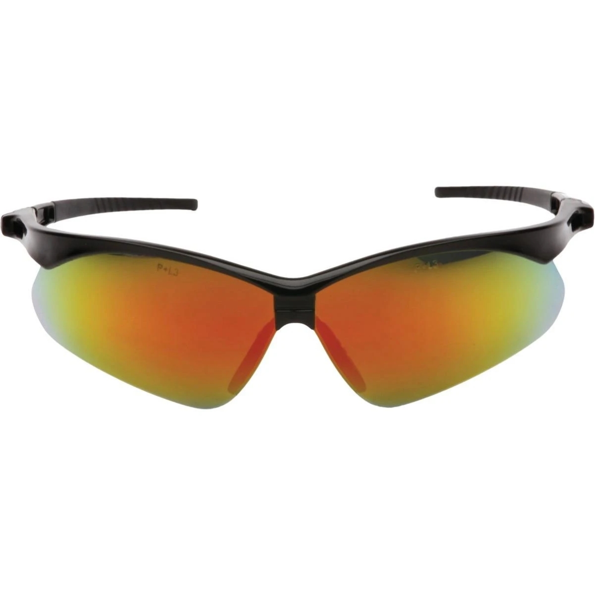 162196 Ice Orange Lens & Black Frame Safety Glasses