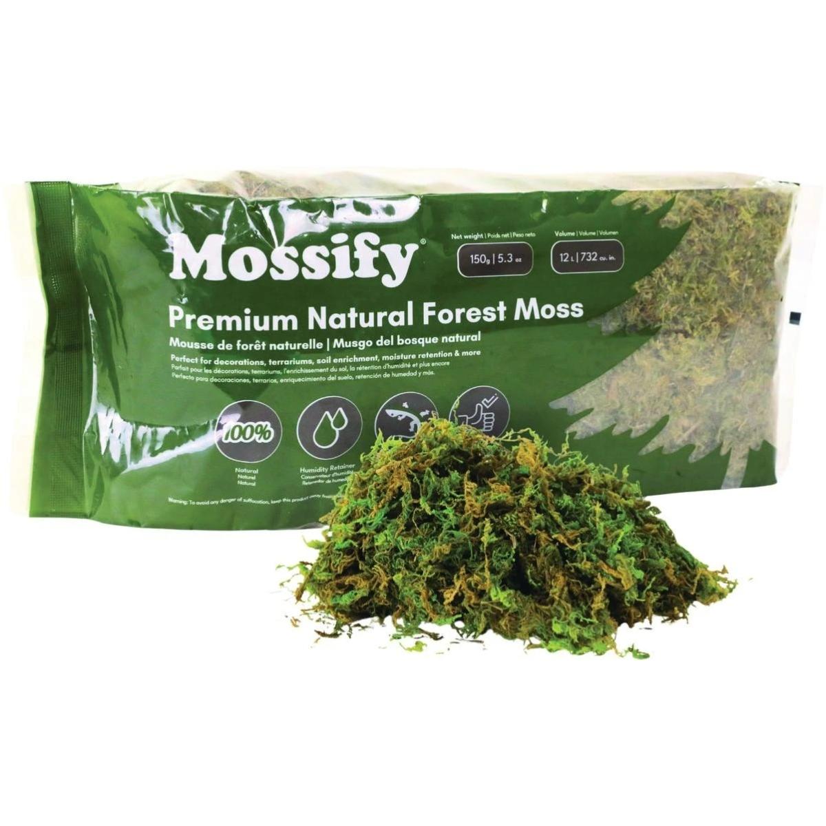 162798 5.3 oz 150 g Premium Natural Forest Moss