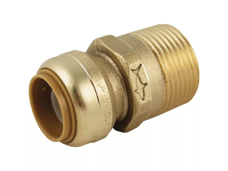 SharkBite Push to Connect 3/4 in. PTC X 1 in. D MPT Brass Adapter