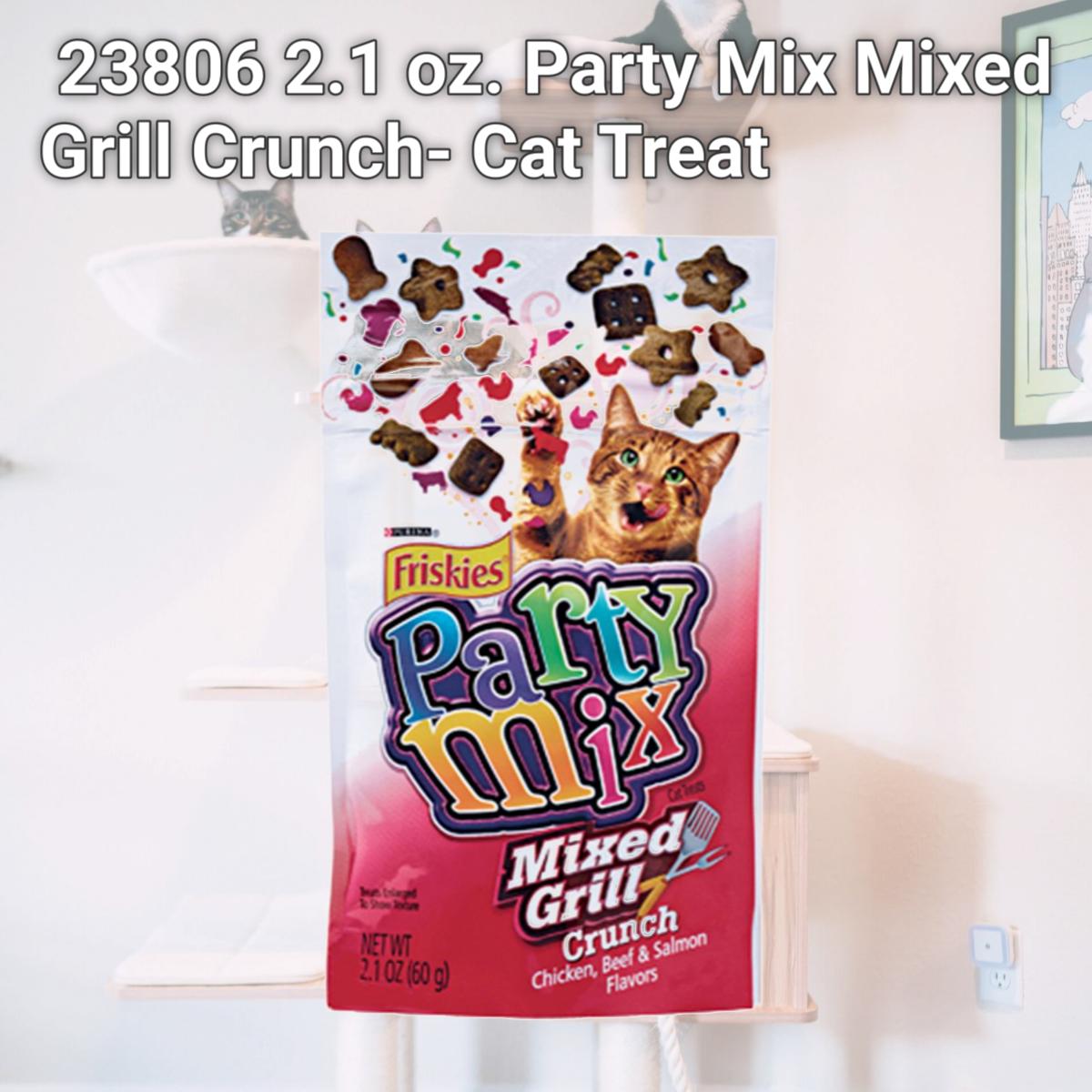 Picture of Friskies 23806 2.1 oz. Party Mix Mixed Grill Crunch- Cat Treat