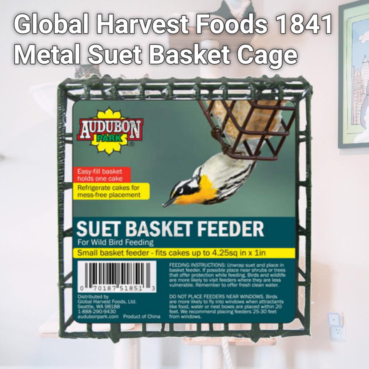 Picture of Global Harvest Foods 1841 Metal Suet Basket Cage 