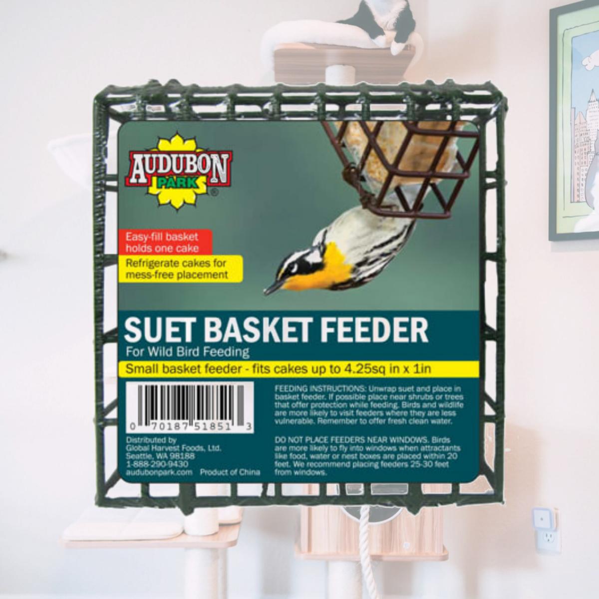 Picture of Global Harvest Foods 1841 Metal Suet Basket Cage 