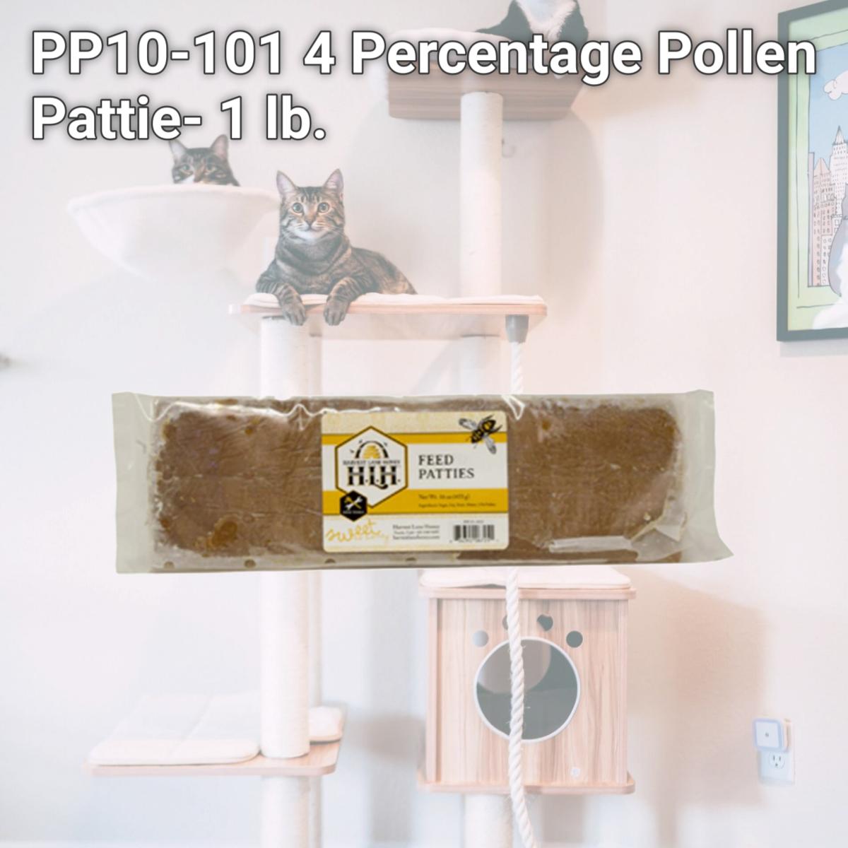 Picture of Harvest Lane Honey PP10-101 4 Percentage Pollen Pattie- 1 lb.