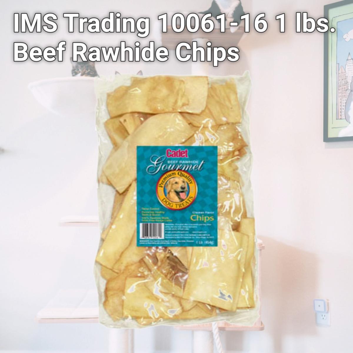 Picture of IMS Trading 10061-16 1 lbs. Beef Rawhide Chips