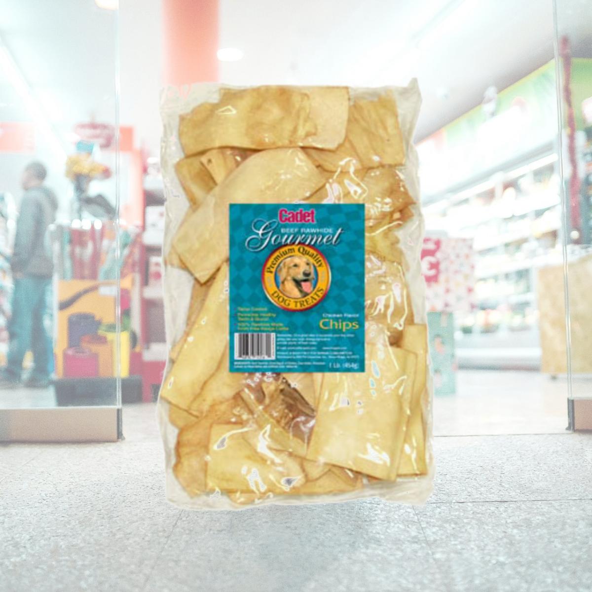 Picture of IMS Trading 10061-16 1 lbs. Beef Rawhide Chips