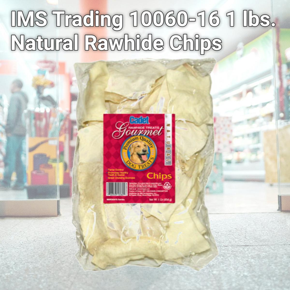 Picture of IMS Trading 10060-16 1 lbs. Natural Rawhide Chips